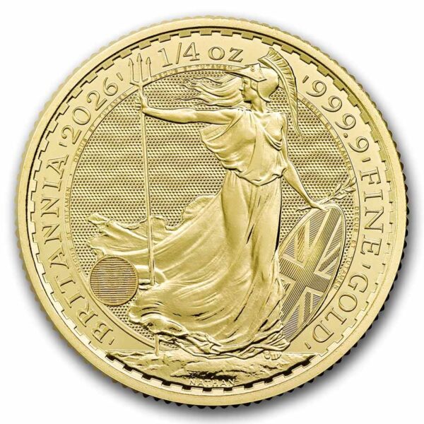Britannia 1/4 troy ounce gouden munt 2026