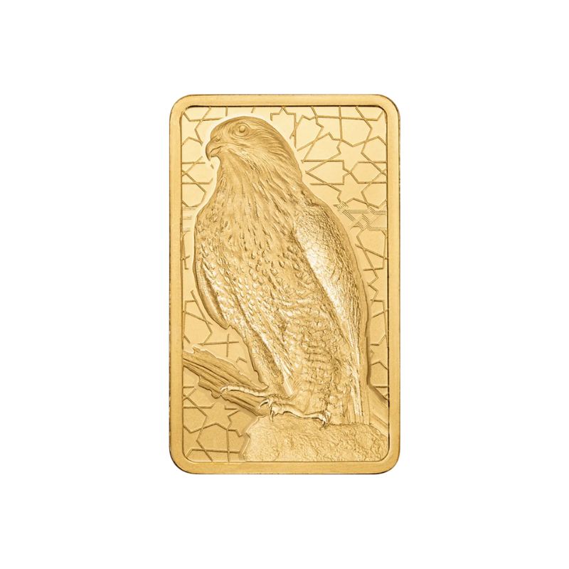 Pamp Suisse Arabian Falcon 5 gram goudbaar met hanger - Afbeelding 3