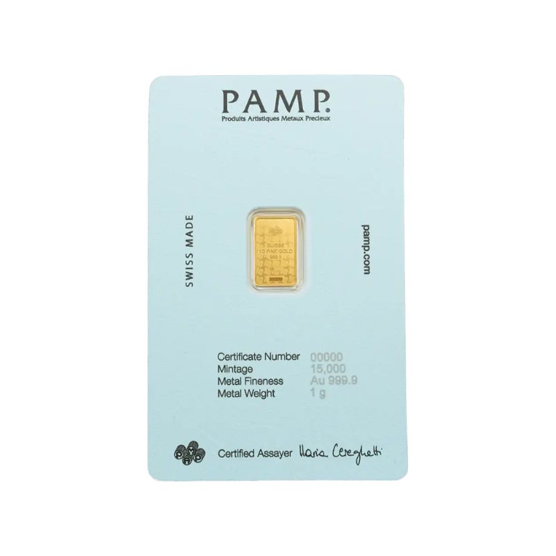 Pamp Suisse Diego Maradona 1 gram goudbaar - Afbeelding 2