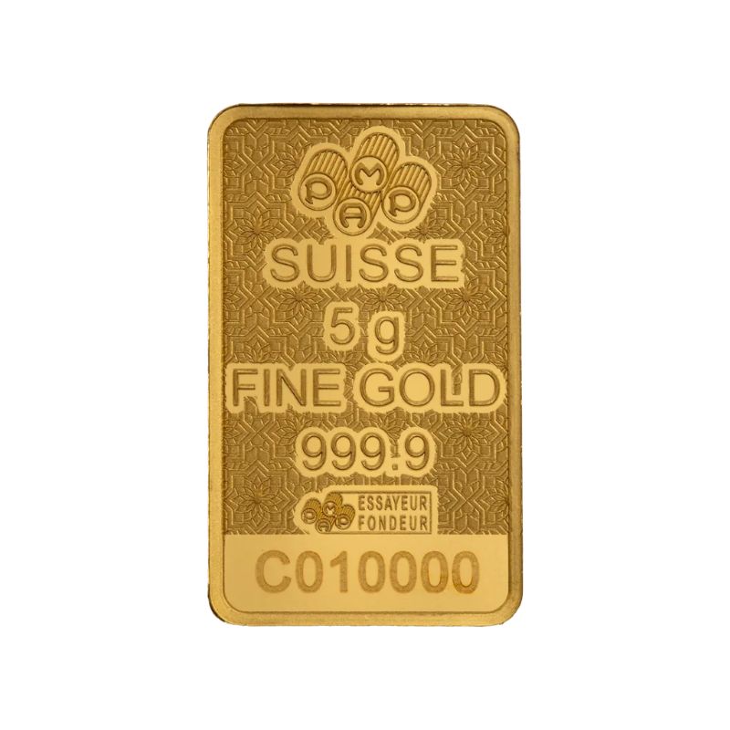 Pamp Suisse Arabian Camel 5 gram goudbaar met hanger - Afbeelding 3