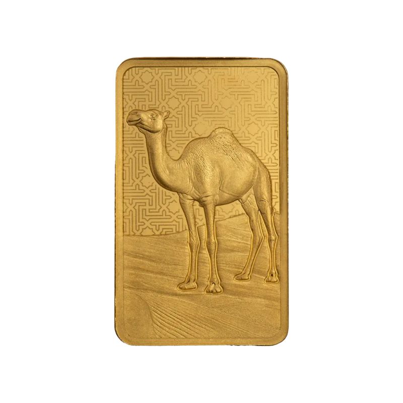 Pamp Suisse Arabian Camel 5 gram goudbaar met hanger - Afbeelding 4