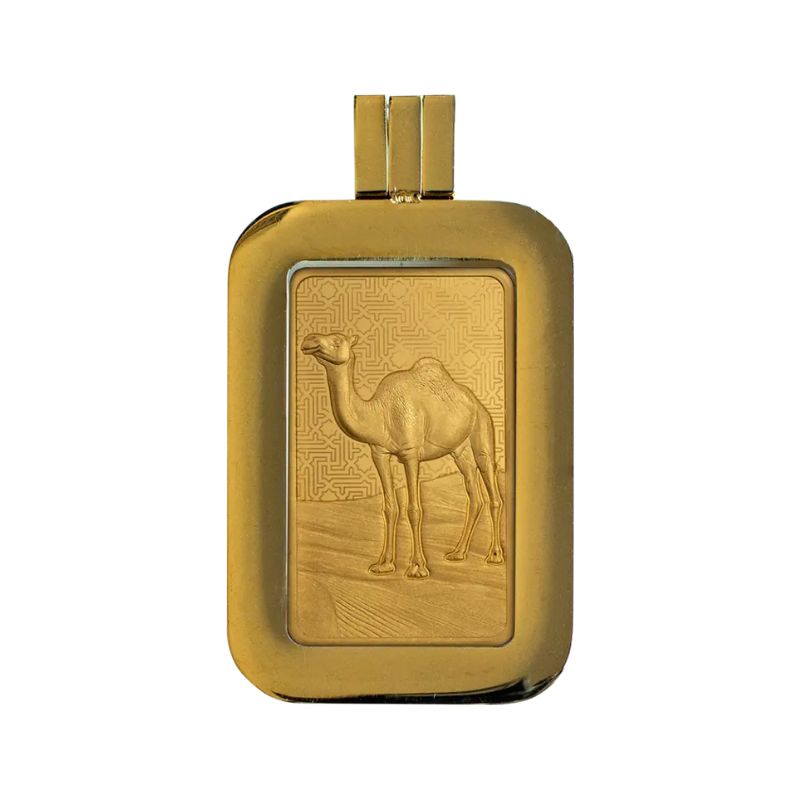 Pamp Suisse Arabian Camel 5 gram goudbaar met hanger - Afbeelding 5