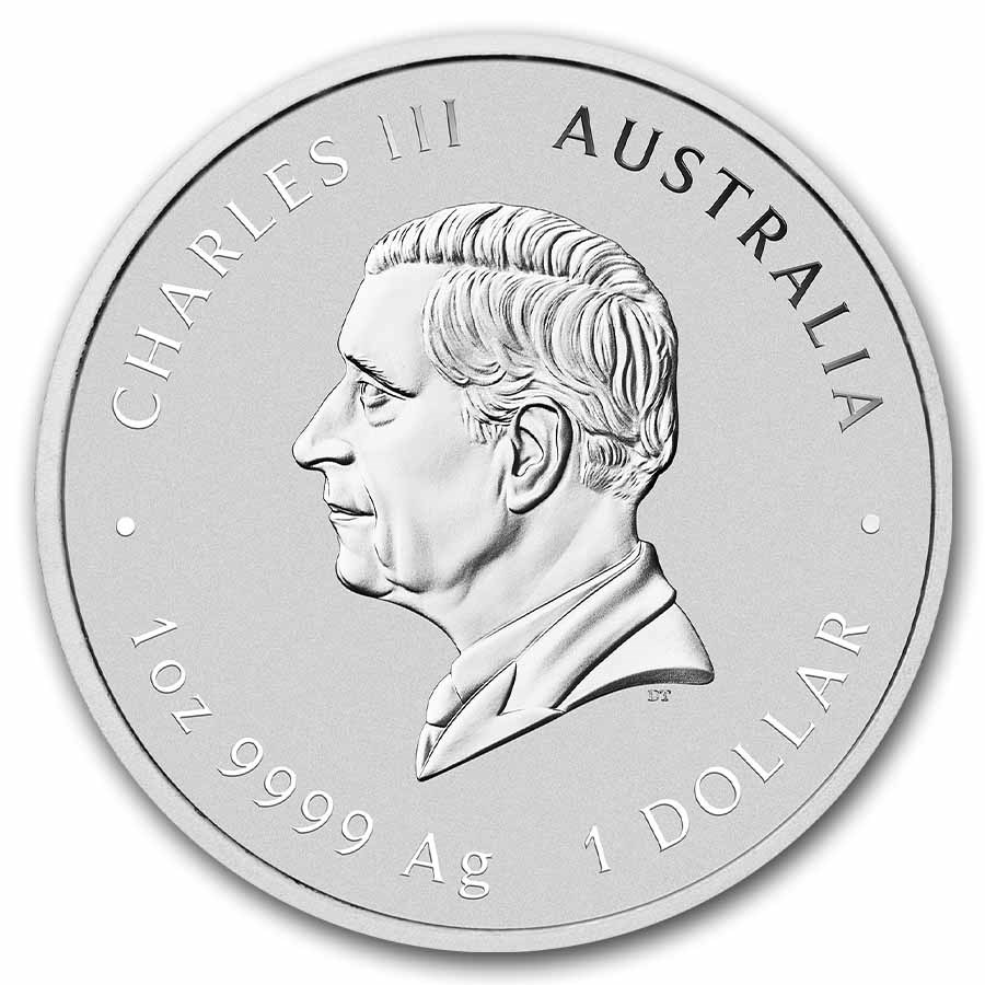Lunar Series III Goat 1 troy ounce zilveren munt 2027 - Afbeelding 2